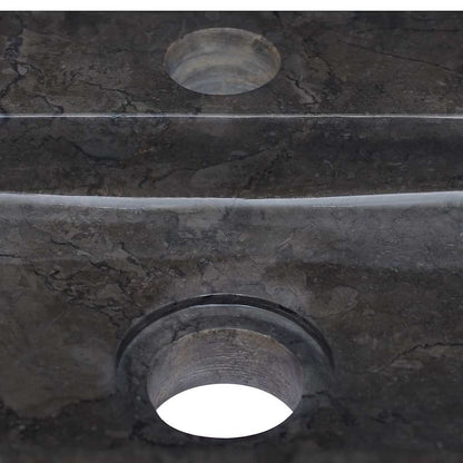 Sink Black 38x24x6.5 cm Marble
