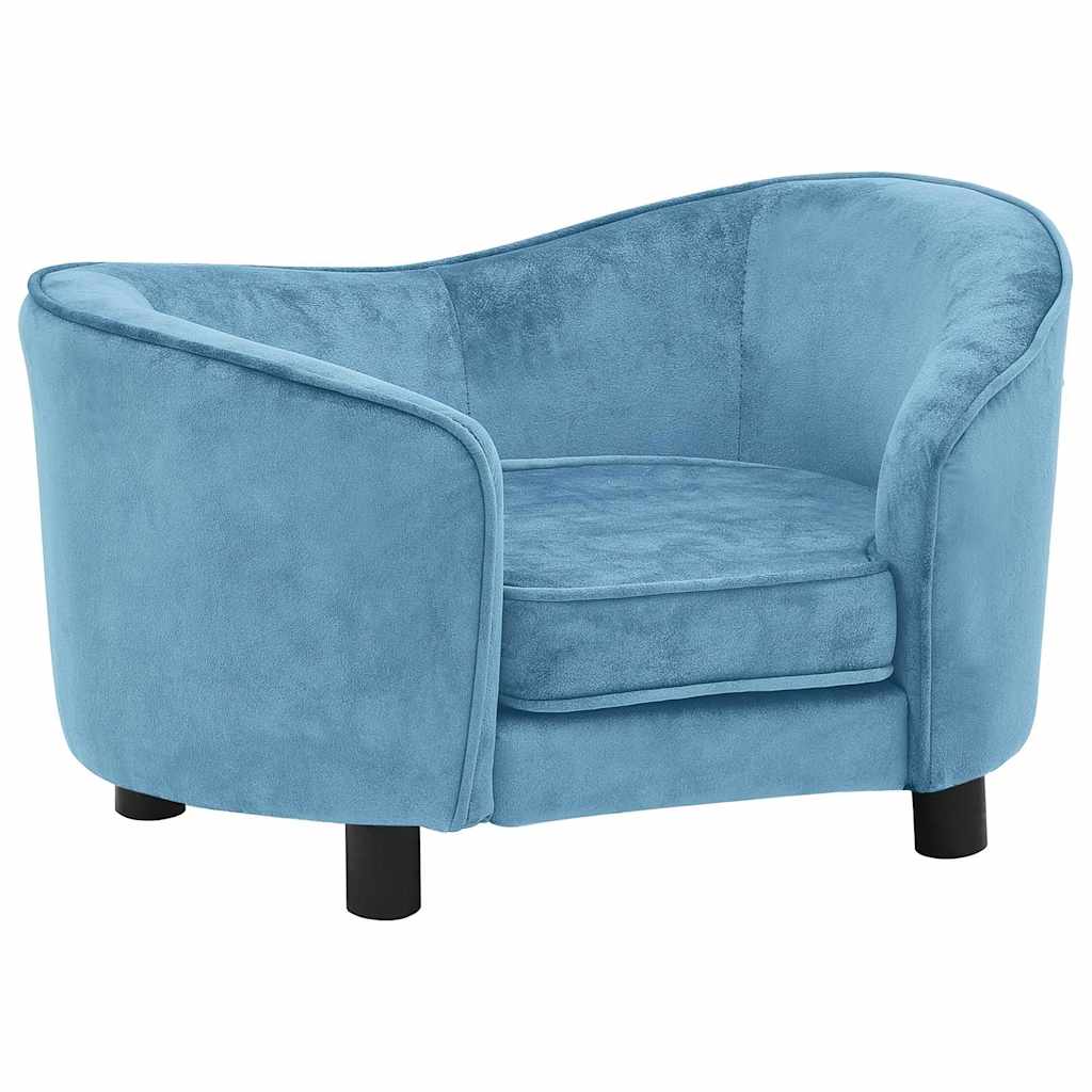 Dog Sofa Turquoise 69x49x40 cm Plush
