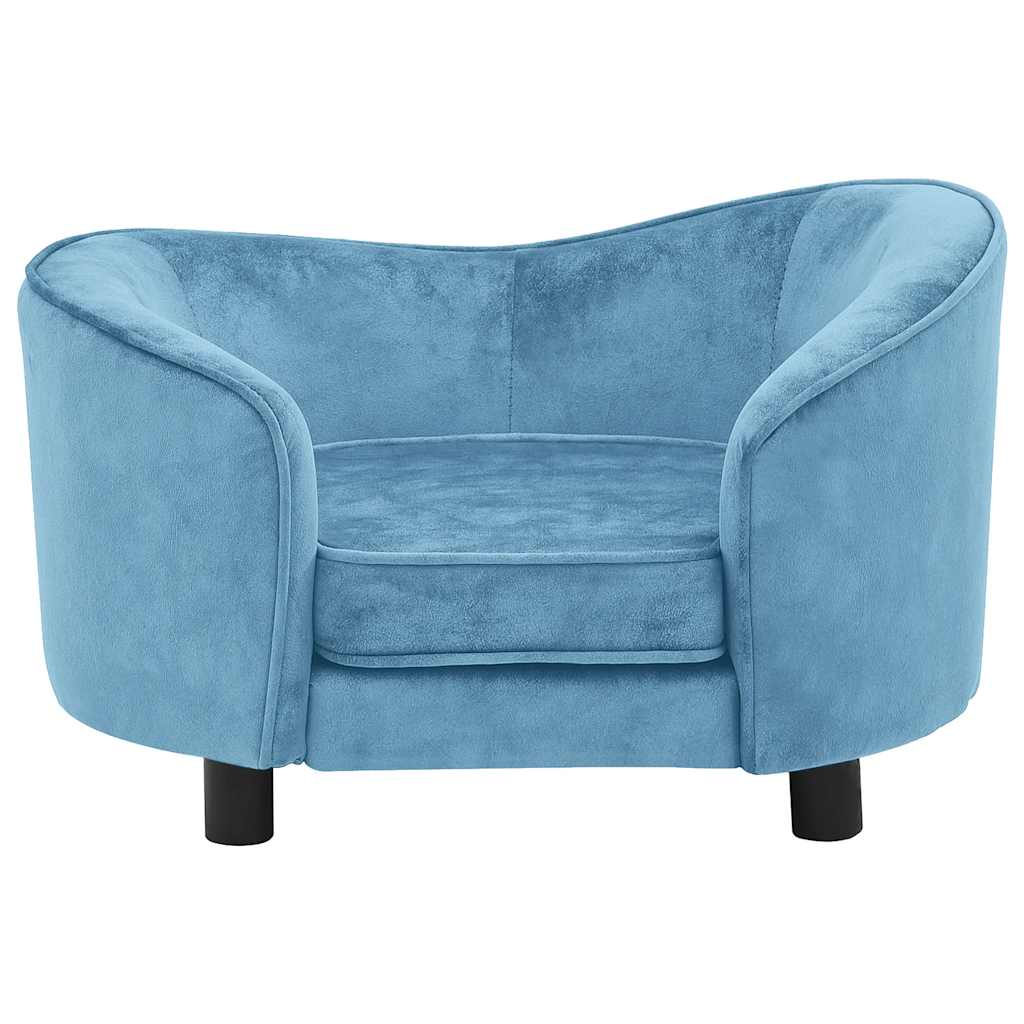 Dog Sofa Turquoise 69x49x40 cm Plush
