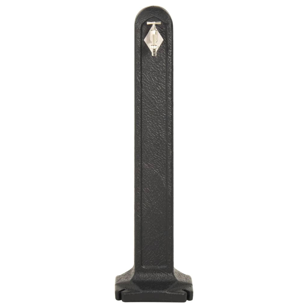 Garden Tanker with Faucet Anthracite Stone Look