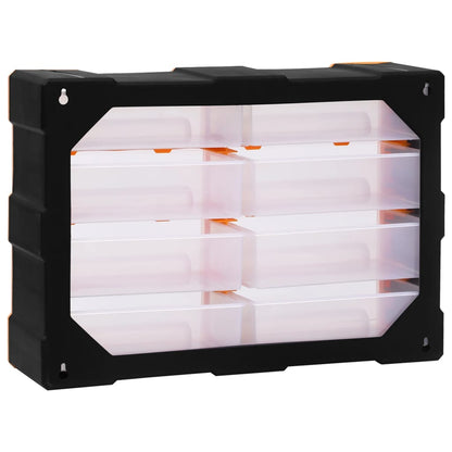Multi-drawer Organiser with 8 Big Drawers 52x16x37 cm