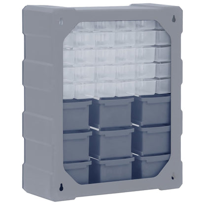 Multi-drawer Organiser with 39 Drawers 38x16x47 cm