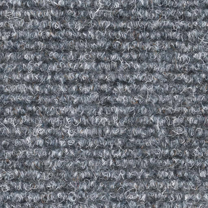 Stair Mats Self-adhesive 10 pcs 65x21x4 cm Light Grey Half Round Large