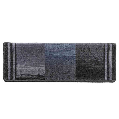 Stair Mats Self-adhesive 10 pcs 65x21x4 cm Black and Grey