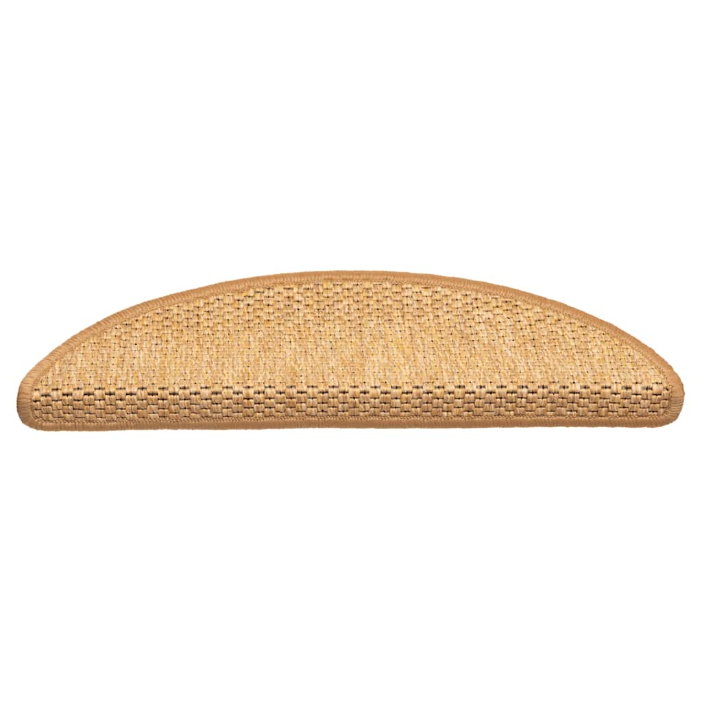 Stair Mats Self-adhesive Sisal-Look 15 pcs 56x17x3 cm Sisal