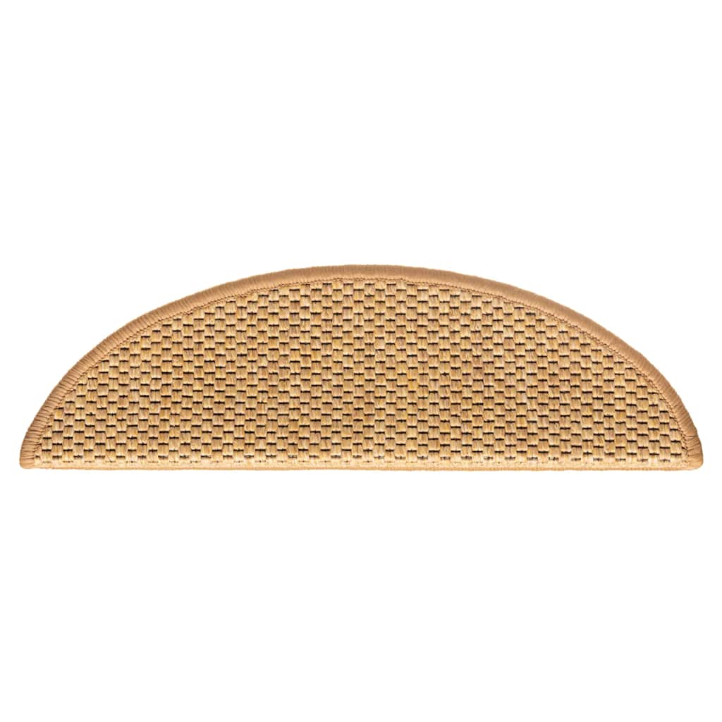 Stair Mats Self-adhesive Sisal-Look 15 pcs 56x17x3 cm Sisal