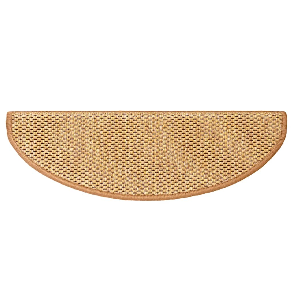 Stair Mats Self-adhesive Sisal-Look 15 pcs 65x21x4 cm Sisal
