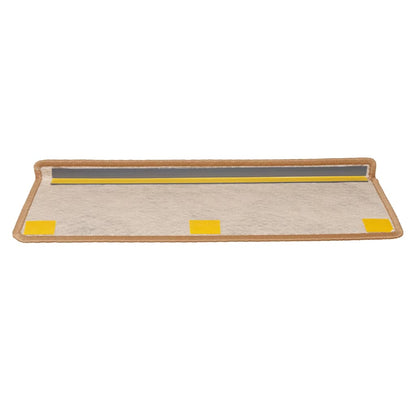Stair Mats Self-adhesive Sisal-Look 15 pcs 65x21x4 cm Orange