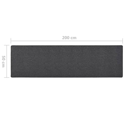 Carpet Runner Anthracite 50x200 cm