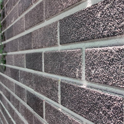 3D Wall Panels with Black & Grey Brick Design 10 pcs EPS