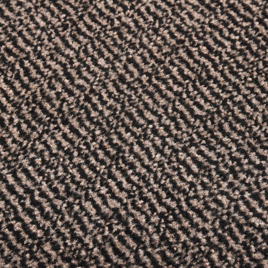 Doormat Tufted 60x150 cm Dark Brown