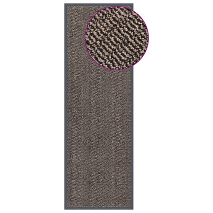 Doormat Tufted 60x180 cm Dark Brown