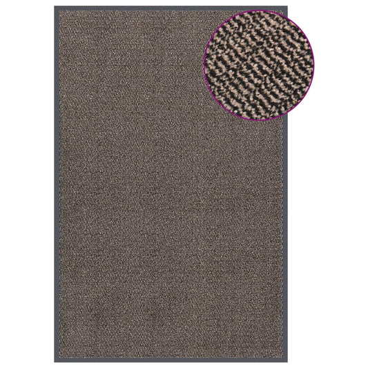 Doormat Tufted 120x180 cm Dark Brown