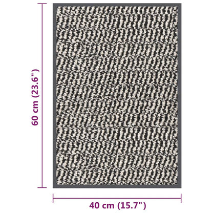 Doormat Tufted 40x60 cm Light Brown