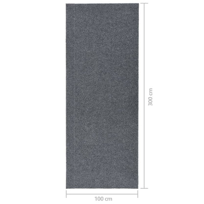 Dirt Trapper Carpet Runner 100x300 cm Grey