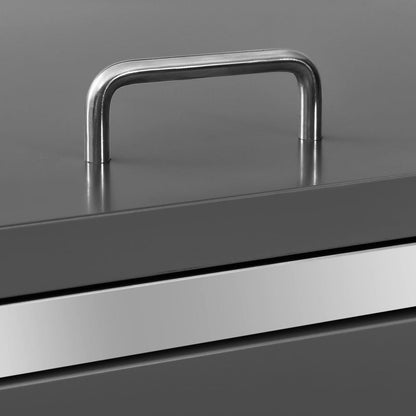 Double Wheelie Bin Shed 138x77.5x112.5 cm Stainless Steel