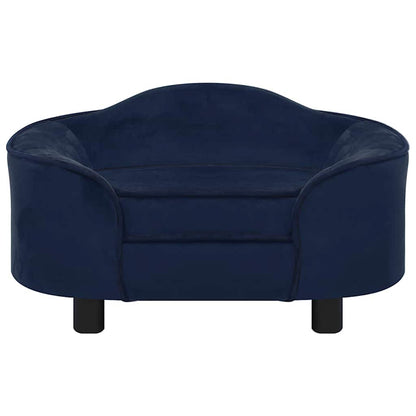 Dog Sofa Blue 67x47x36 cm Plush
