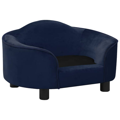 Dog Sofa Blue 67x47x36 cm Plush