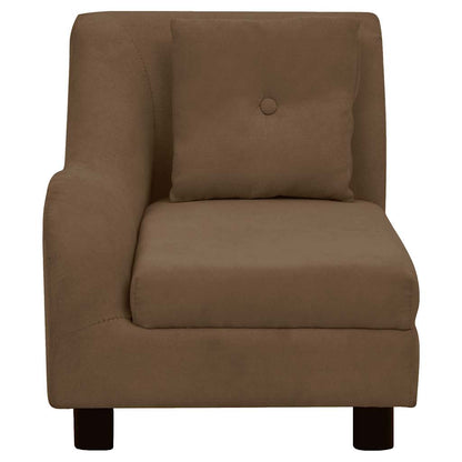 Dog Sofa with Pillow Brown 83x44x44 cm Plush