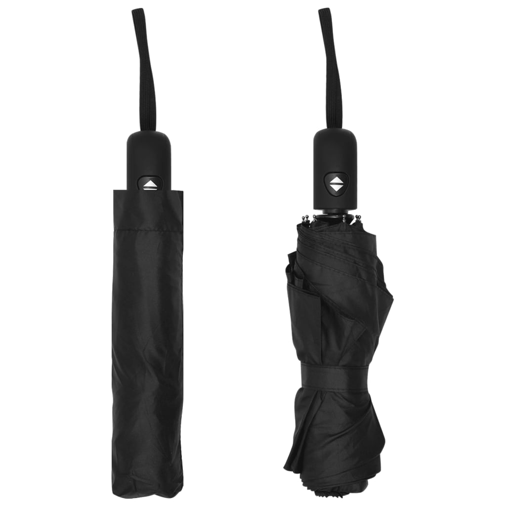 Automatic Folding Umbrella Black 95 cm