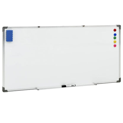 Magnetic Whiteboard White 110x60 cm Steel