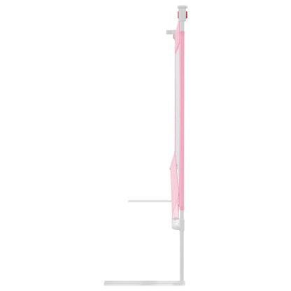 Toddler Safety Bed Rail Pink 100x25 cm Fabric