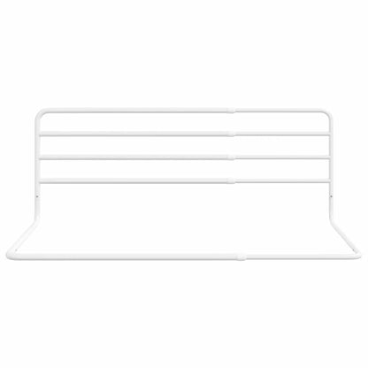 Toddler Safety Bed Rail White (76-137)x55 cm Iron