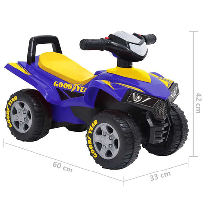 Children's Ride-on Quad Good Year Blue