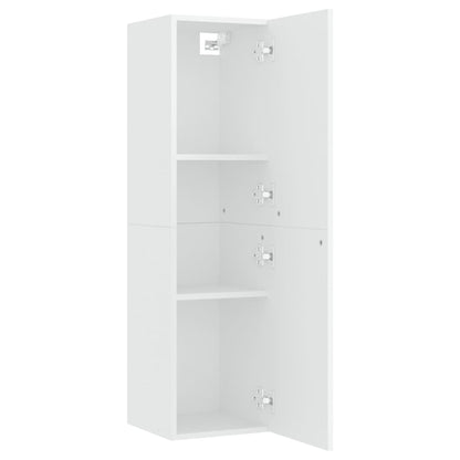 TV Cabinet White 30.5x30x110 cm Engineered Wood