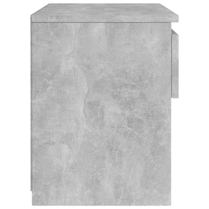 Bedside Cabinets 2 pcs Concrete Grey 40x30x39 cm Engineered Wood
