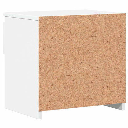 Bedside Cabinets 2 pcs High Gloss White 40x30x39 cm Engineered Wood