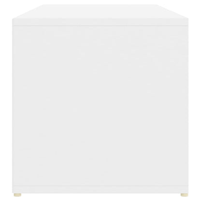 Shoe Storage Bench White 105x35x35 cm Engineered Wood