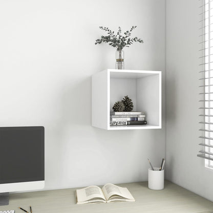 Wall Cabinet White 37x37x37 cm Engineered Wood