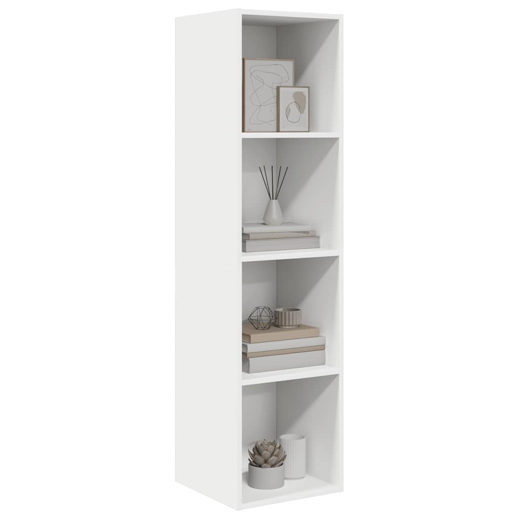 Wall-mounted TV Cabinet White 37x37x142.5 cm Engineered Wood