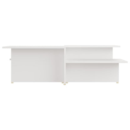 Coffee Tables 2 pcs White 111.5x50x33 cm Engineered Wood