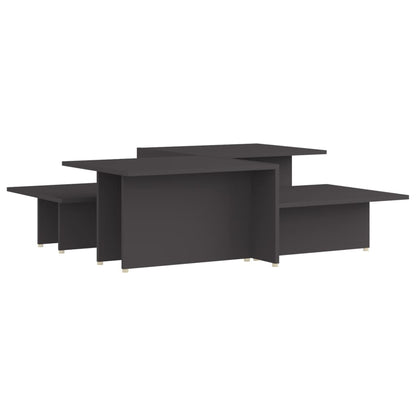 Coffee Tables 2 pcs Grey 111.5x50x33 cm Engineered Wood