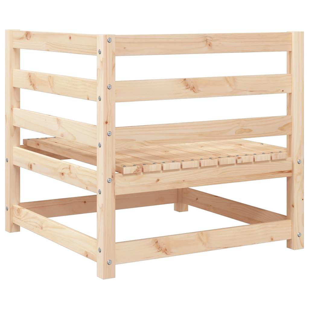 Garden Corner Sofa Solid Wood Pine