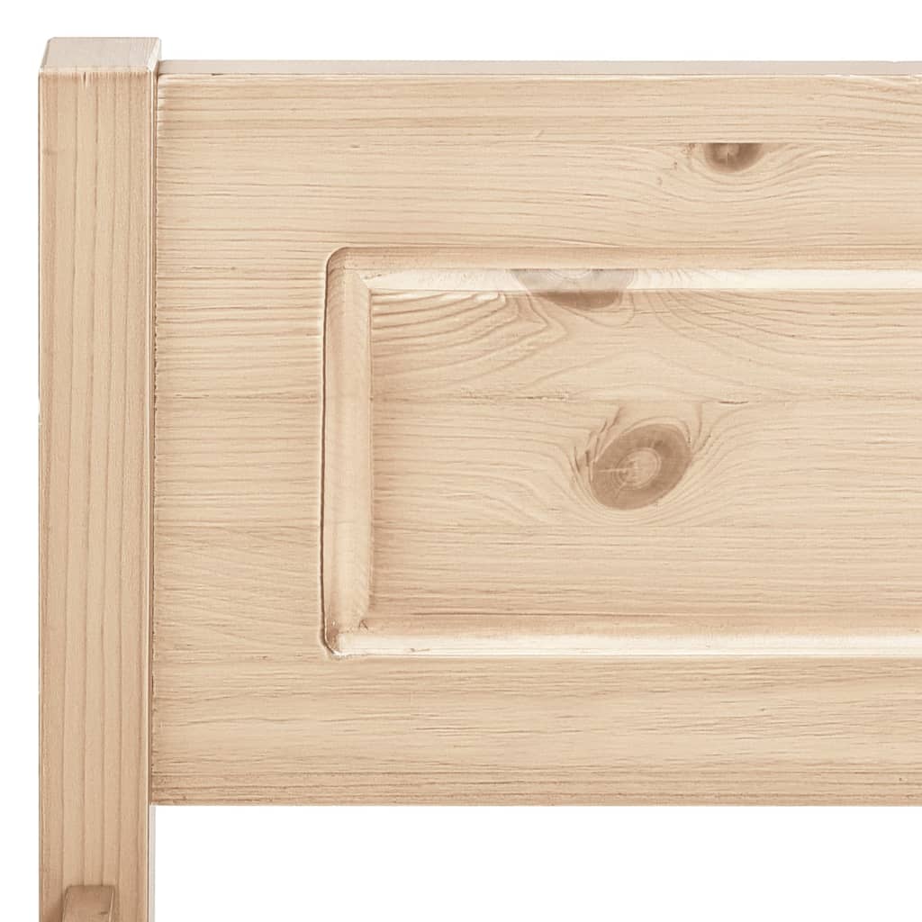 Bed Frame without Mattress Solid Pinewood 200x200 cm