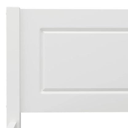 Bed Frame without Mattress Solid Pinewood White 140x200 cm
