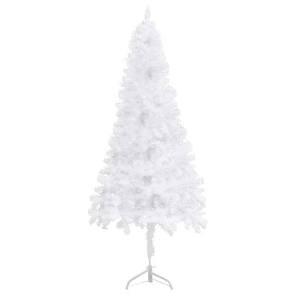 Corner Artificial Christmas Tree White 210 cm PVC