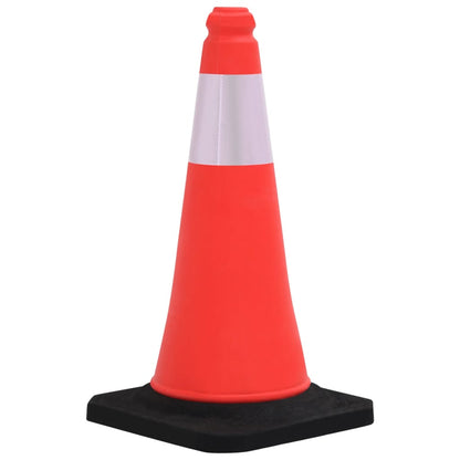Reflective Traffic Cones with Heavy Bases 4 pcs 50 cm