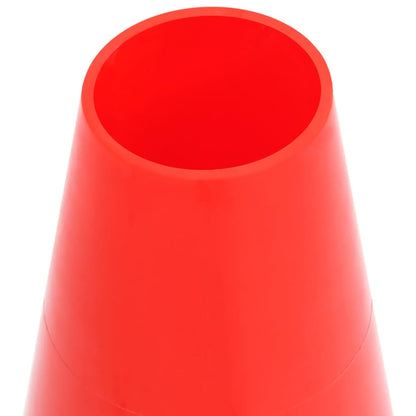 Reflective Traffic Cones 4 pcs Red and White 50 cm