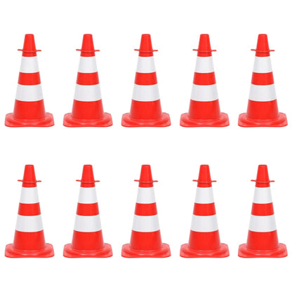 Chain Cone Set with 10 m Chain Red and white
