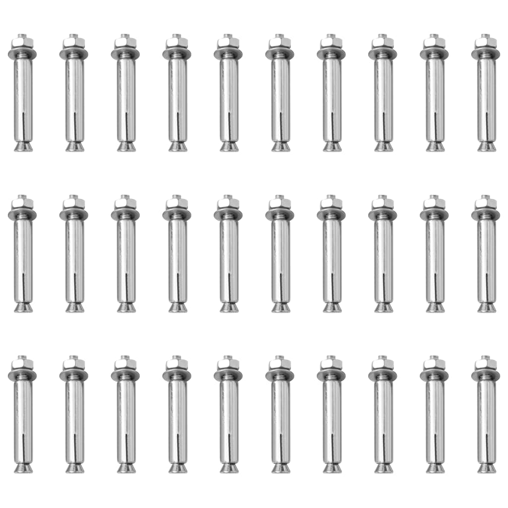 Traffic Control Bollards 10 pcs with Chain 75 cm PE