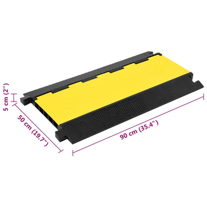 Cable Protector Ramp with 5 Channels 90 cm Rubber