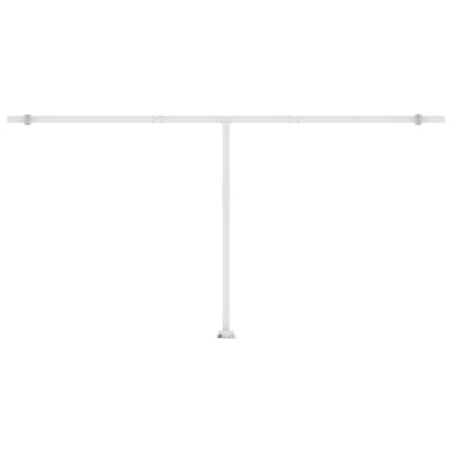 Freestanding Manual Retractable Awning 600x300 cm Blue/White