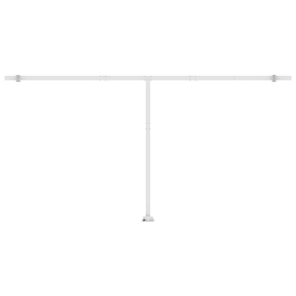 Freestanding Manual Retractable Awning 600x350 cm Blue/White