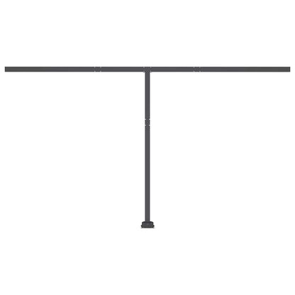 Manual Retractable Awning with LED 400x300 cm Cream