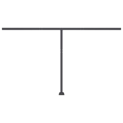 Manual Retractable Awning with LED 450x300 cm Yellow and White