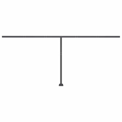 Manual Retractable Awning with LED 600x300 cm Cream